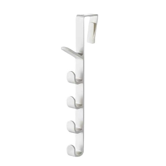 Over The Door Hanger Storage Rack for Organizing Clothes and Accessories with Multiple Hooks