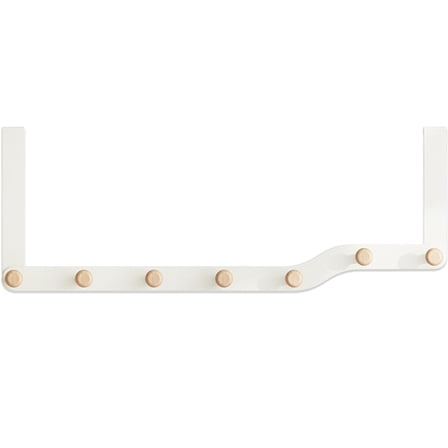 FESTFENDS Over Door Hooks Hanger White Iron 1Pcs 20x9In