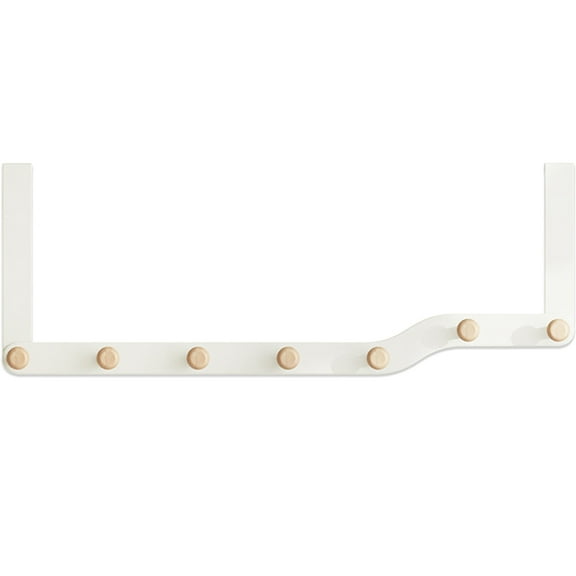 FESTFENDS Over Door Hooks Hanger White Iron 1Pcs 20x9In