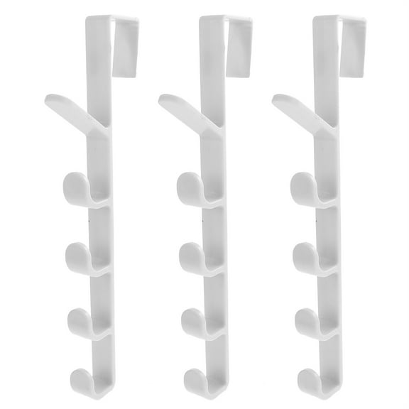 3pcs Over Door Hook Hangers Door Back Hook Hangers Door Back Coat Hooks