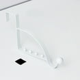 thumbnail image 1 of Over The Door Hook Hanger Coat Hat Household Holder Storage Multi-purpose Hanger Organizer Hooks Bag Hot Organization Household (Pearl White), 1 of 7