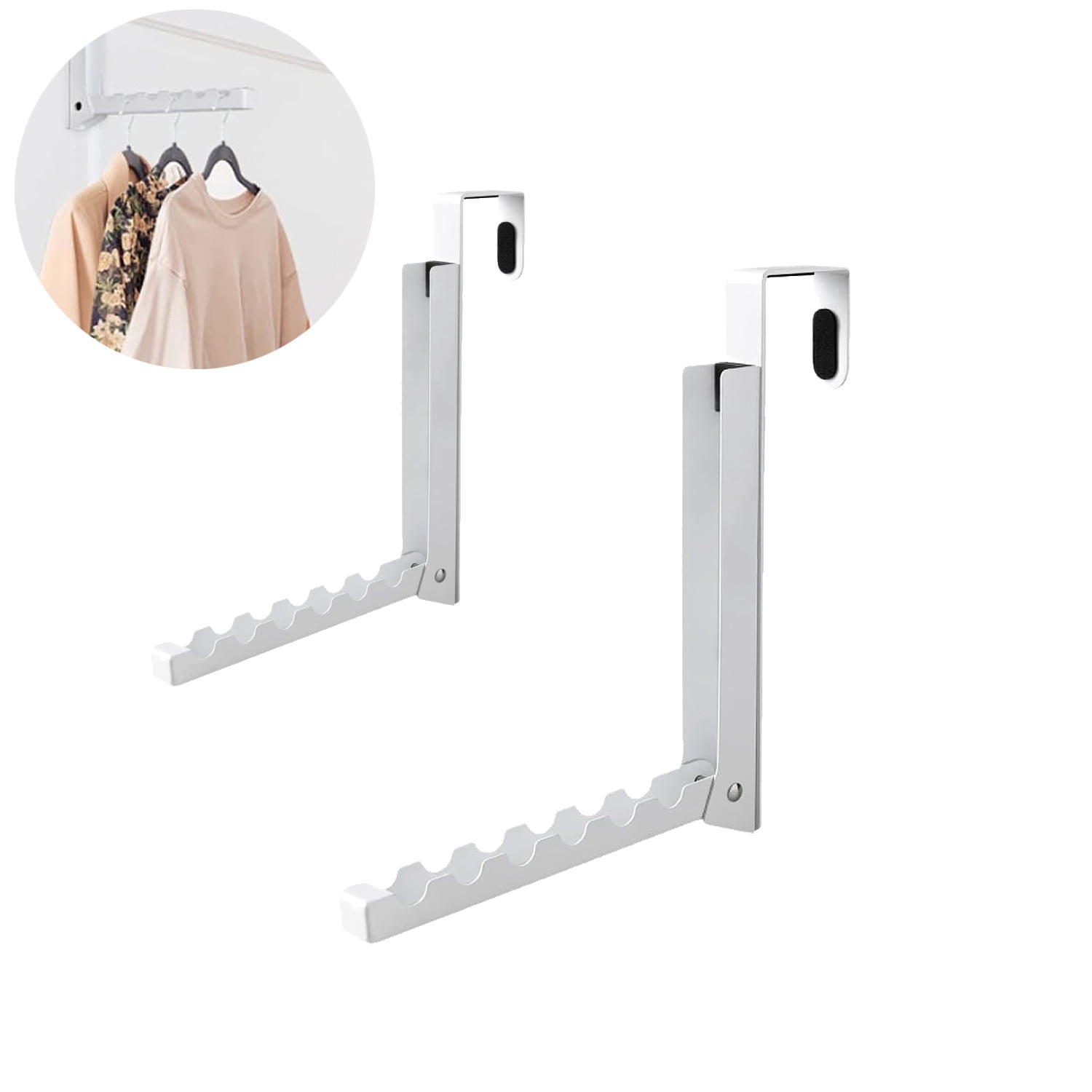Over The Door Hook Door Hanger for Hanging Coats, Collapsible Over The ...