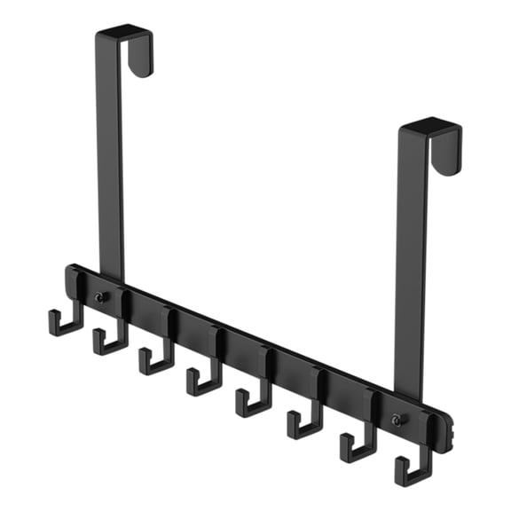 Over The Door Hooks, Door Towel Hanger,Coat Holder Organizer with Stable Load-Bearing Capacity for Living Room Dormitory Bedroom Wardrobe(8 hooks)