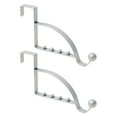 thumbnail image 1 of Over The Door Hooks Hanger,2Pack Over The Door Organizers Rack Space Saving Storage Hanger for Clothes,Coats, 1 of 9