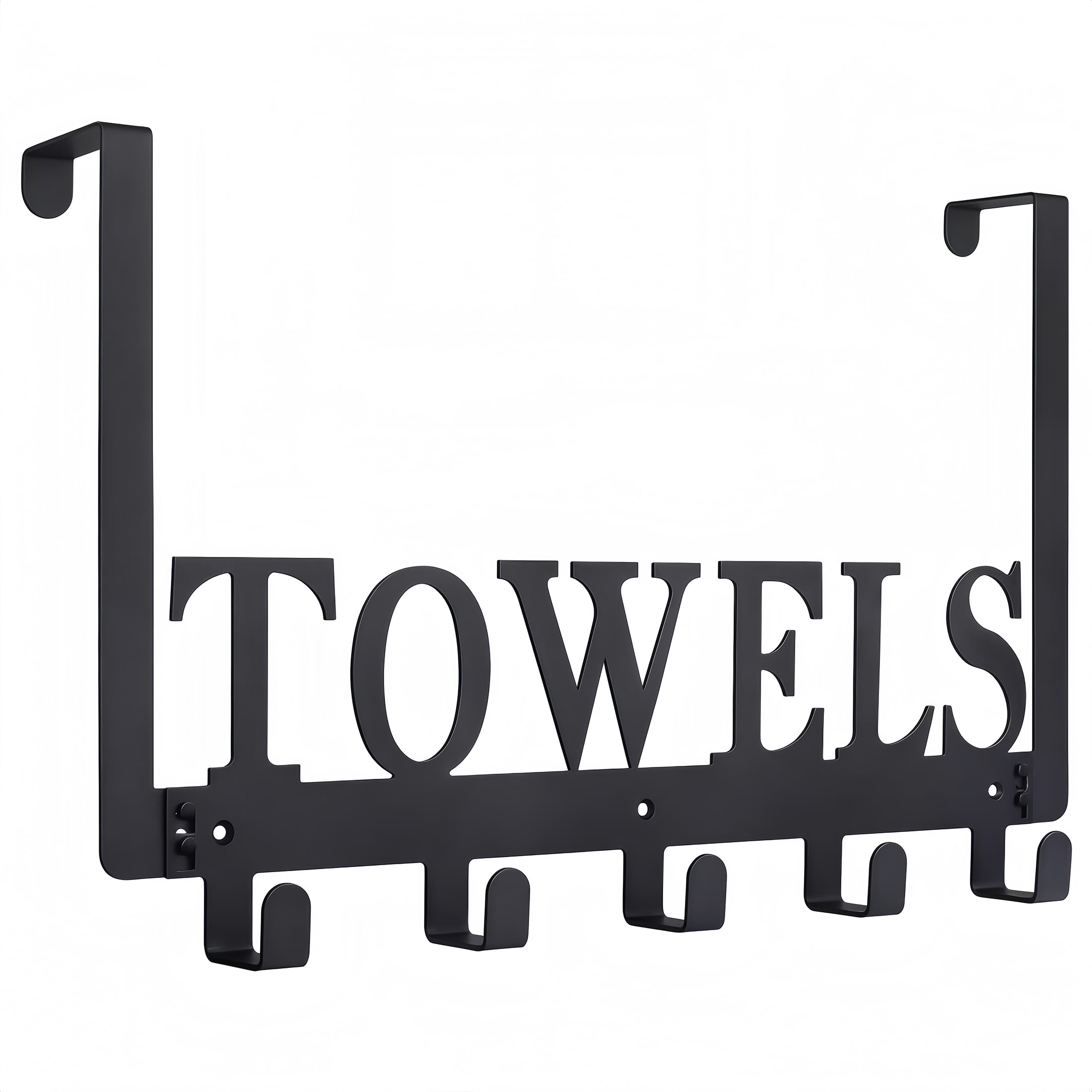 Over The Door Hooks, Towel Hanger Rack for Bathroom, Over Door Towel Rack, Heavy-duty Towel Hooks, Over The Door Coat Rack, Door Hanger Hooks Suit for Bathroom, Bedroom, Kitchen