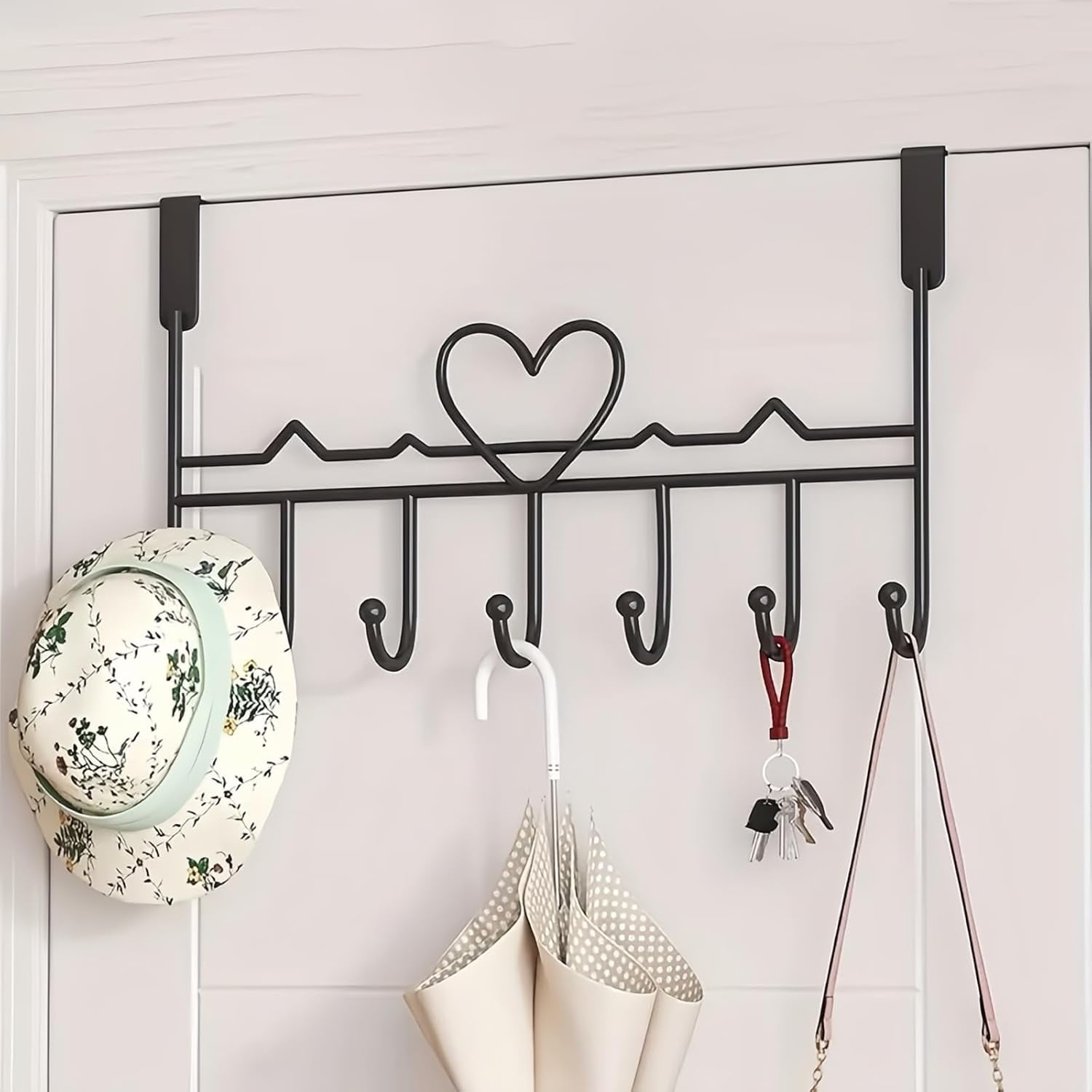 Over The Door Hooks, Towel Rack Towel Hooks for Bathroom Towel Holder for Hanging, Shower Hooks ...