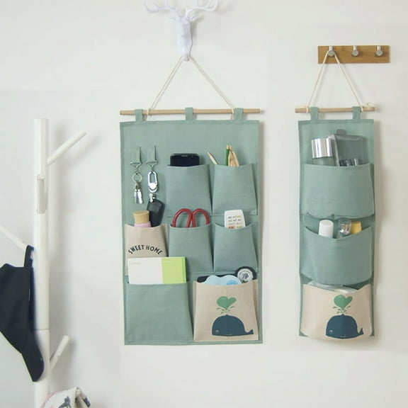 Over The Door Magazine Storage Pockets, Wall Door Closet Hanging Storage Bag Organizer