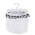 thumbnail image 1 of Over The Door Mesh Hamper with Hook and Adjustable Strap, Hanging Laundry Organizer for Clothes Towels, Wall Mount Storage Bag for Bathroom Dorm Home, 1 of 5
