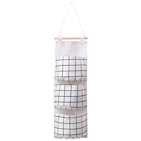 Over-The-Door Organizer, Hanging Storage Bag, Closet Organizer, Linen Fabric Organizer, Cotton Pocket Organizer, Wall Closet Storage, Hanging Pocket Organizer, Pantry Organizer