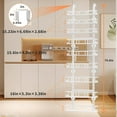 thumbnail image 1 of Over The Door Pantry Organizer with Adjustable Baskets, White Storage  for Kitchen & Laundry Room, 1 of 7
