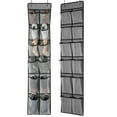 thumbnail image 1 of Over The Door Shoe Organizer 2 Pack,Mesh Pockets Hanging Shoe Rack Over The Door,Shoe Storage Closet, 1 of 7