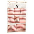 thumbnail image 1 of Over The Door Shoe Organizer Hanging Closet Holder Hanger Storage Bag Rack With Large Mesh Pockets Linen Fabric Wall Door Moving Storage Packing Zippe Storage under The Bed Storage, 1 of 3