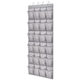 thumbnail image 1 of Over The Door Shoe Storage | Over The Door Shoe Organizer Hanging | Closet Shoe Storage Gray Fabric 64X24 in, 1 of 5