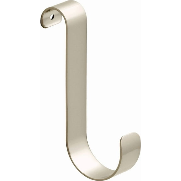 Over The Door Towel Bar Hooks Rack Satin Nickel 2 Pack Rust Resistant Durable Us