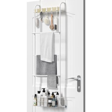 Fuleadture Bronze Bathroom Towel Rack, Adjustable Over The Door 3-Bar ...