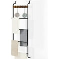 thumbnail image 1 of Over The Door Towel Rack Organizer Hooks with Shelves 4 Tier Towel Bar, 1 of 7