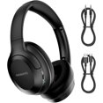 Over The Ear ANC Bluetooth Headphones, 60H Playtime Active Noise