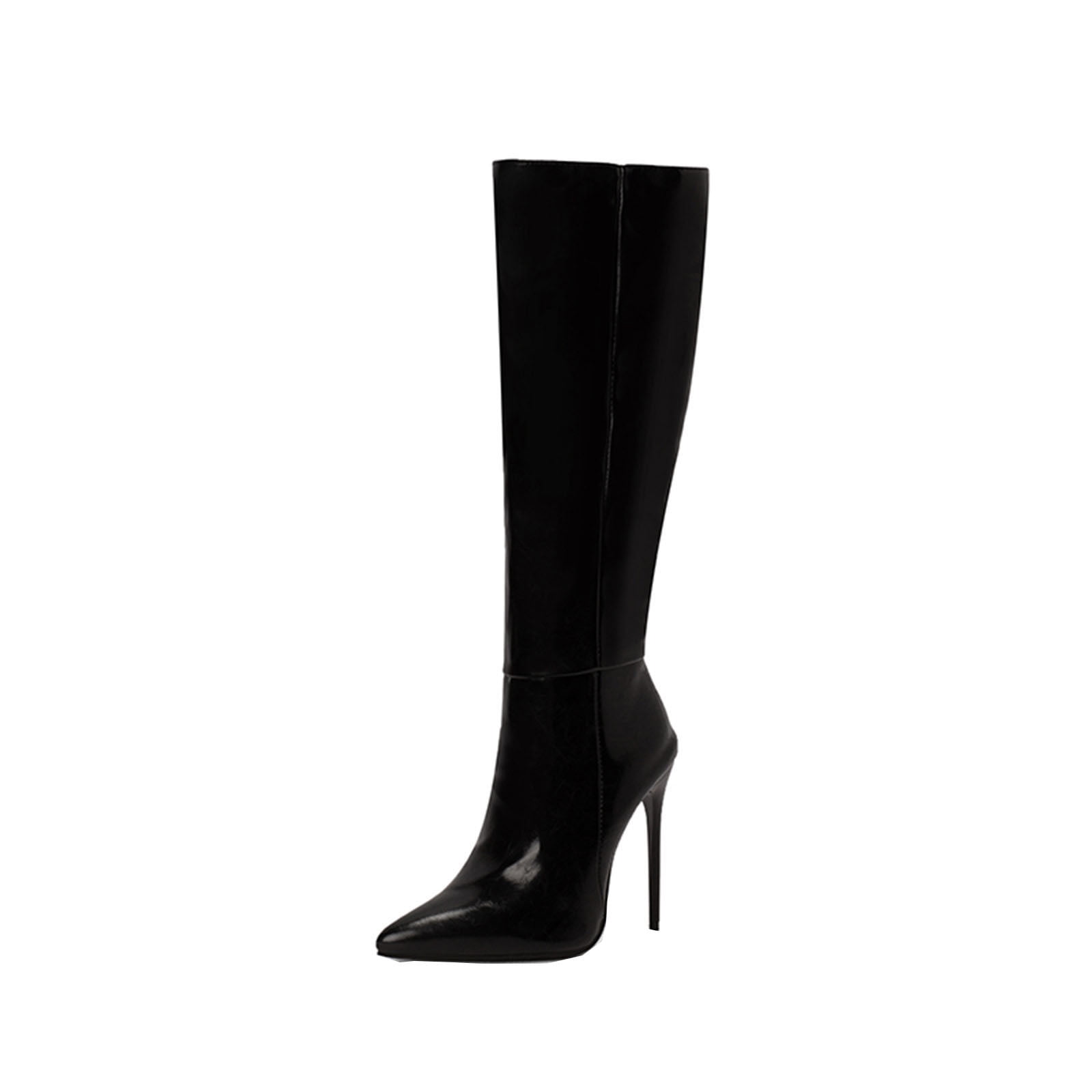 Over The Knee Boots Stiletto Pointy Toe Thigh High Fashion Dress Boots ...