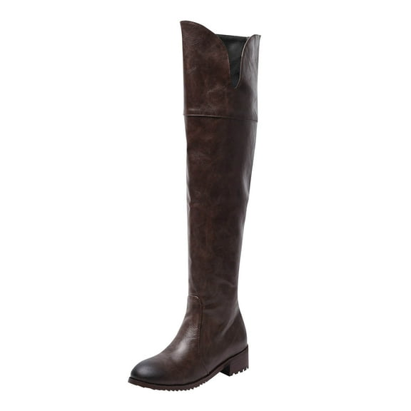 Over-The-Knee Boots, Women's Casual Fashion, High-End Comfort, Versatile for Fall and Winter, Stylish and Eye-Catching Footwear