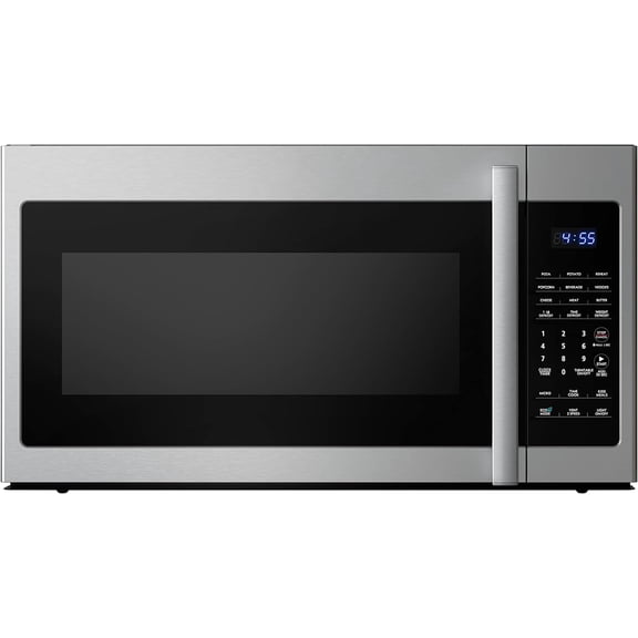 Over-The-Range Microwave, Energy Saving/ECO Mode, 30-second Express Cooking, 9 Auto-cook Programs, 1000W/120Volts, 1.7 Cu.Ft, Stainless Steel