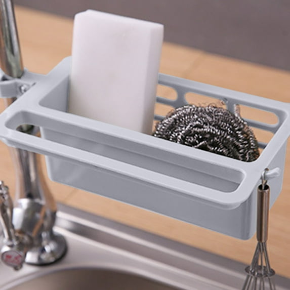 Over The Sink Dish Drying Rack, Draining Basket with Utensil Holder for Kitchen Counter, Compact for Small Spaces, Collapsible Design
