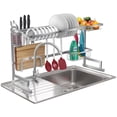 thumbnail image 1 of Over-The-Sink Dish Drying Rack- Silver, 1 of 4