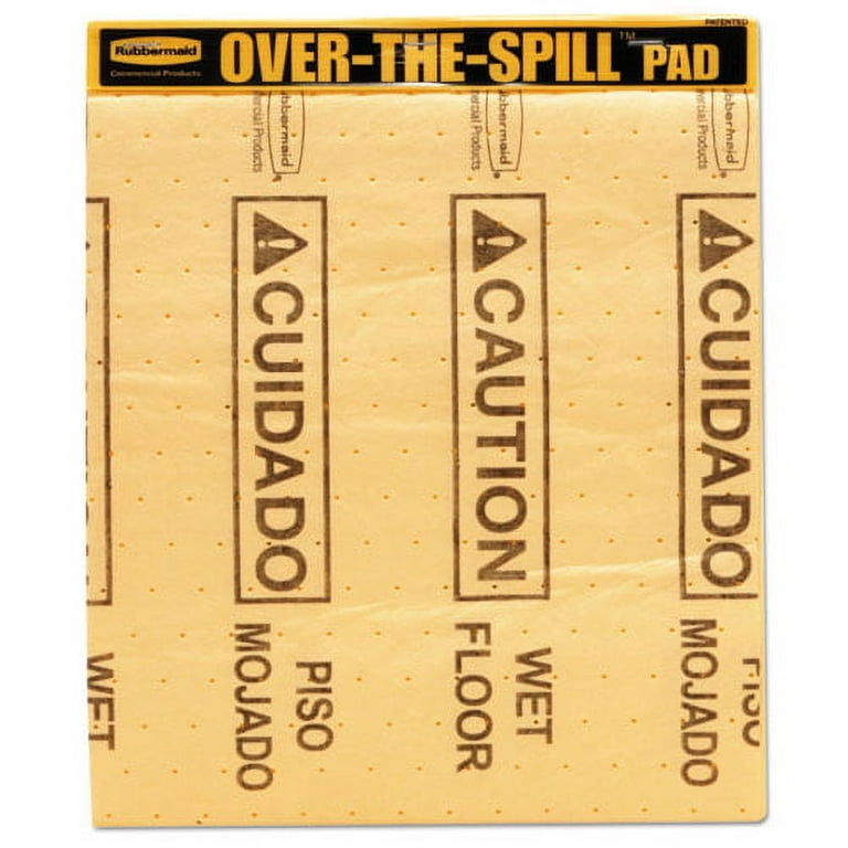 Over-The-Spill Pad Tablet, 12 oz, 14 x 16.5, 25/Pack