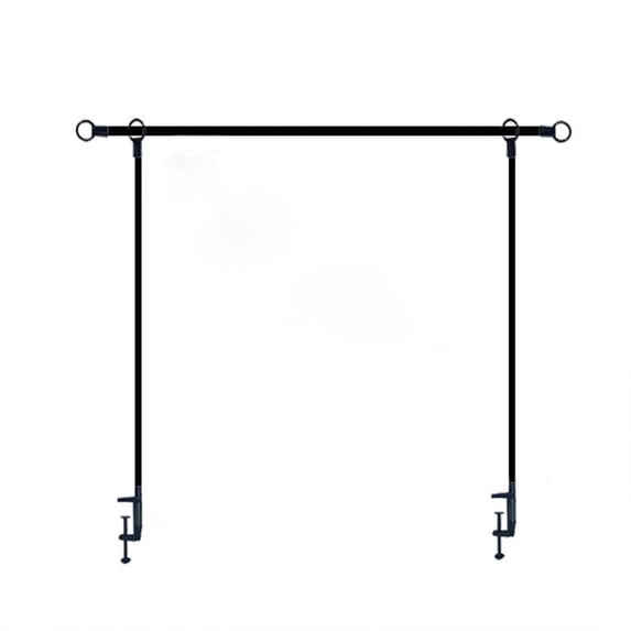 Over The Table Rod Stand with Clamps 98" Length 47" Height, Decoration Flowers Display Wedding Birthday Party Christmas