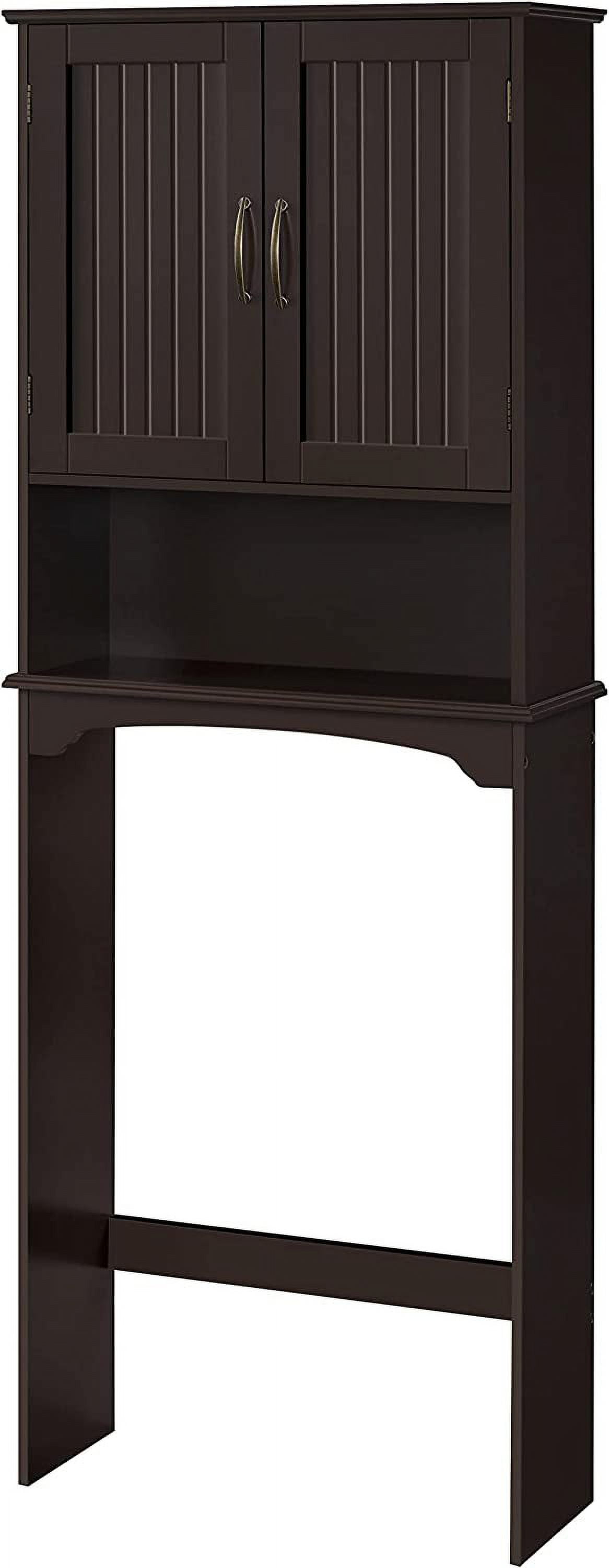 Over The Toilet Double Door Bathroom Storage Organizer with