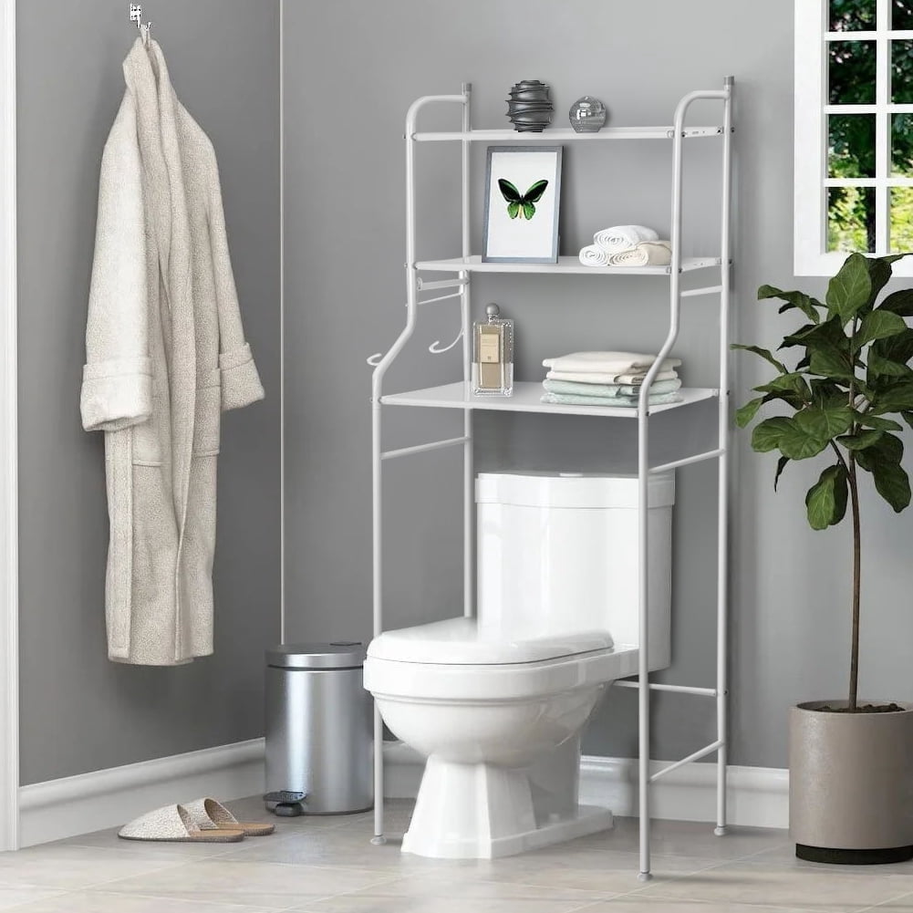 Over The Toilet Storage, 3-Tier Bathroom Storage Organizer, Bathroom ...