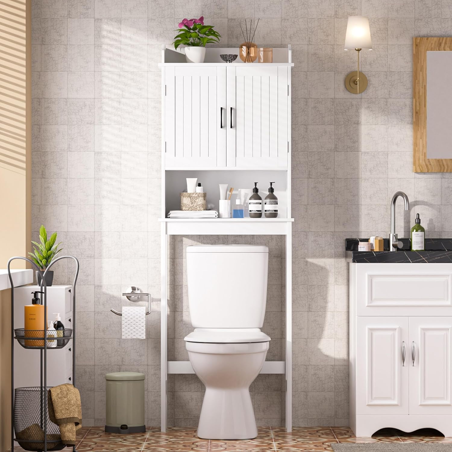 OverTheToilet Storage, Bathroom Over Toilet, Freestanding