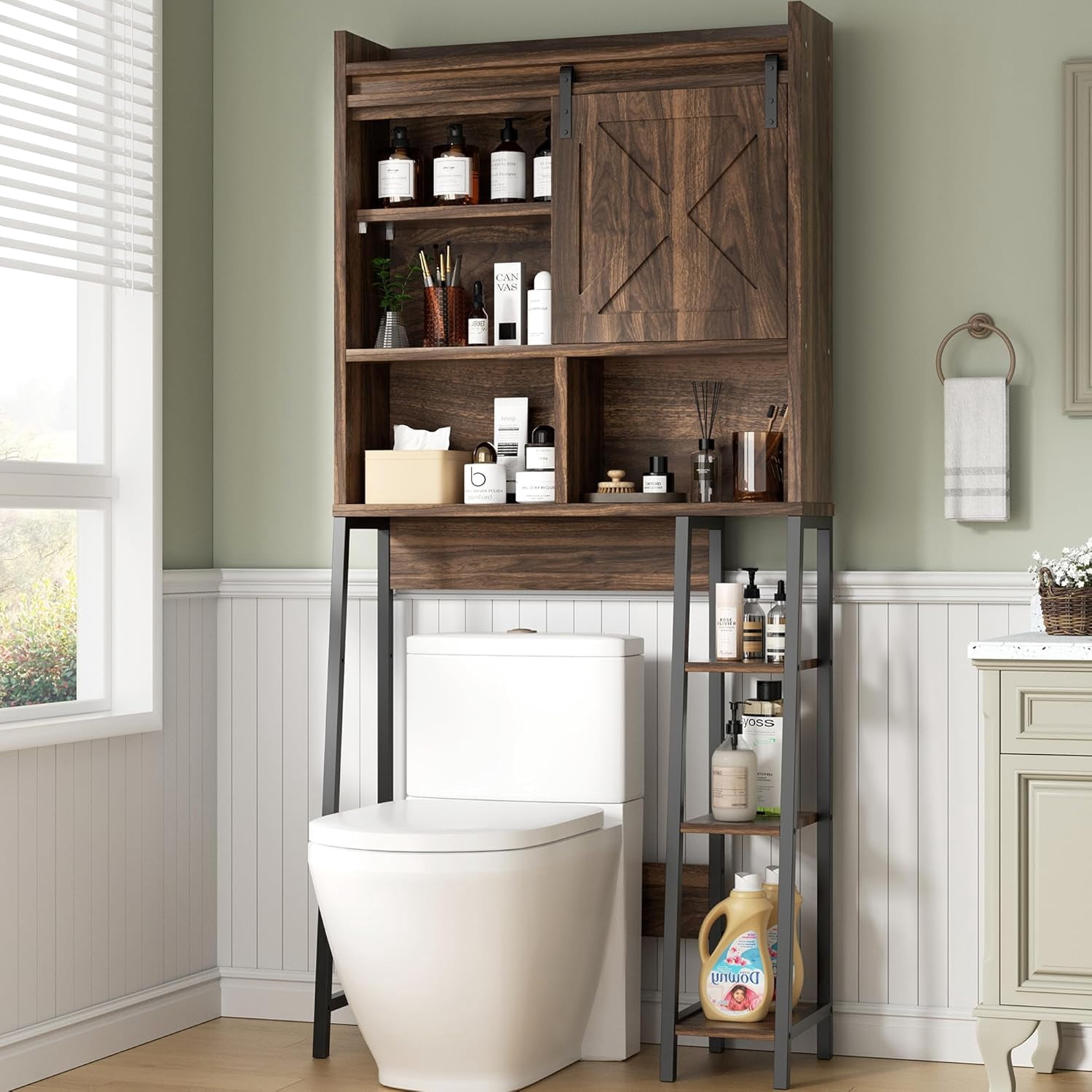 Sliding Door Bathroom Shelf: Space-Saving Storage Solutions