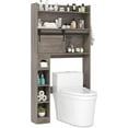 Over The Toilet Storage Farmhouse Freestanding Above Toilet