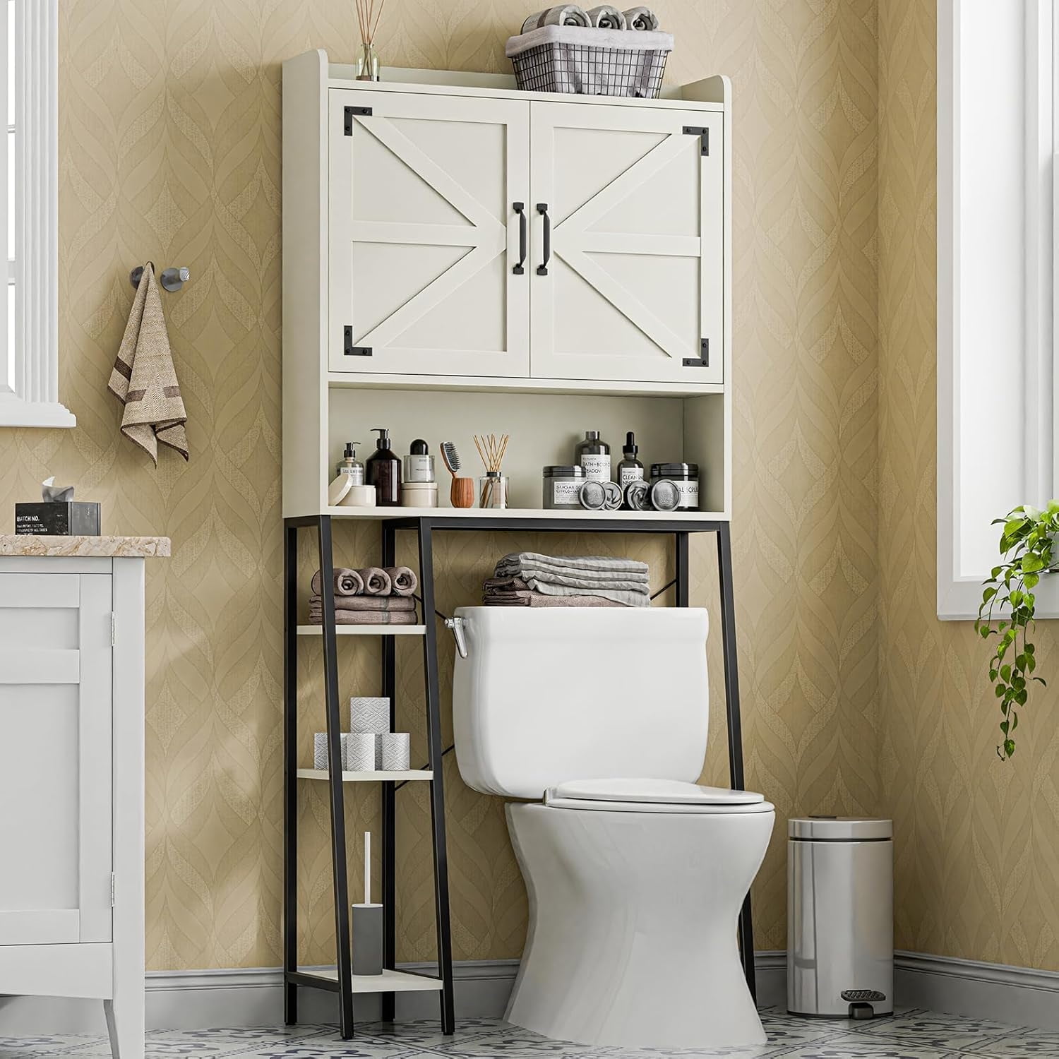 Over The Toilet Storage Cabinet Farmhouse Storage Cabinet Over Toilet ...