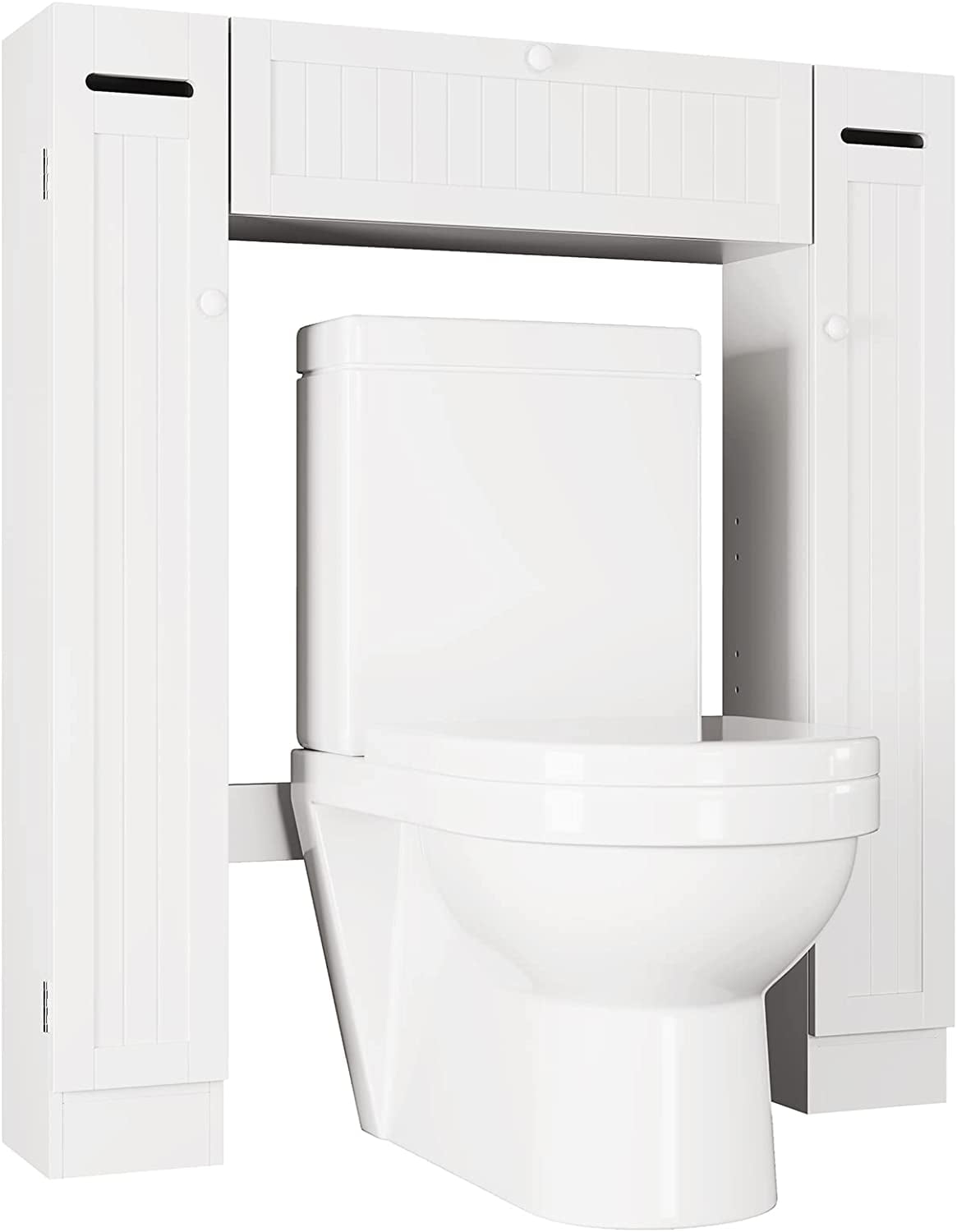 Over The Toilet Storage Freestanding Organizer with 2 Side and