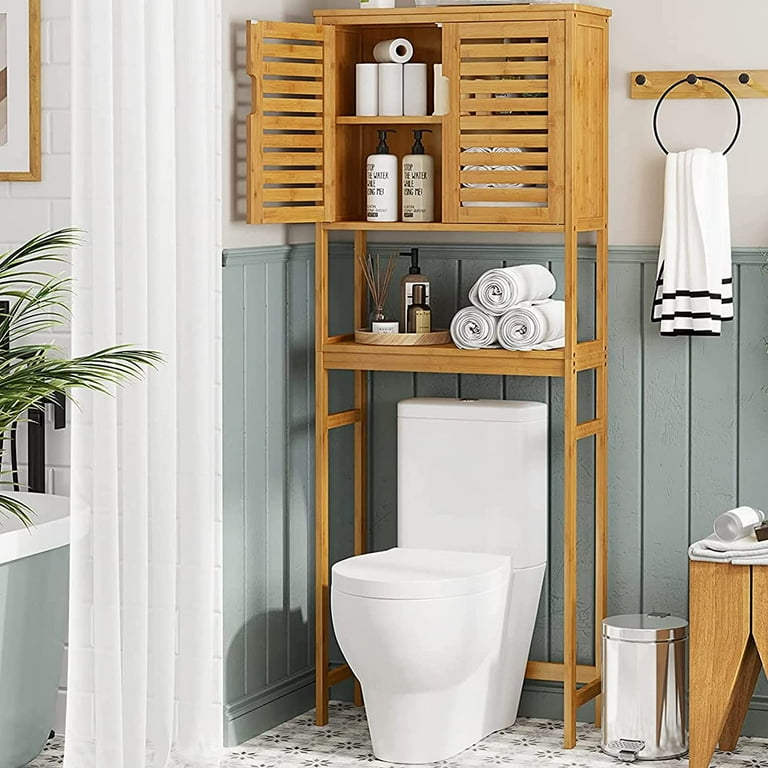 Over The Toilet Storage Cabinet, Tall Bathroom Cabinet Organizer