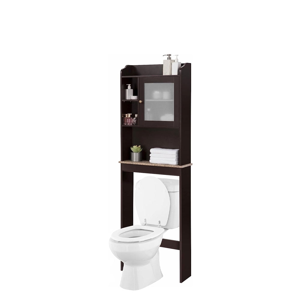 Over The Toilet Storage Toilet Rack with Single Door and