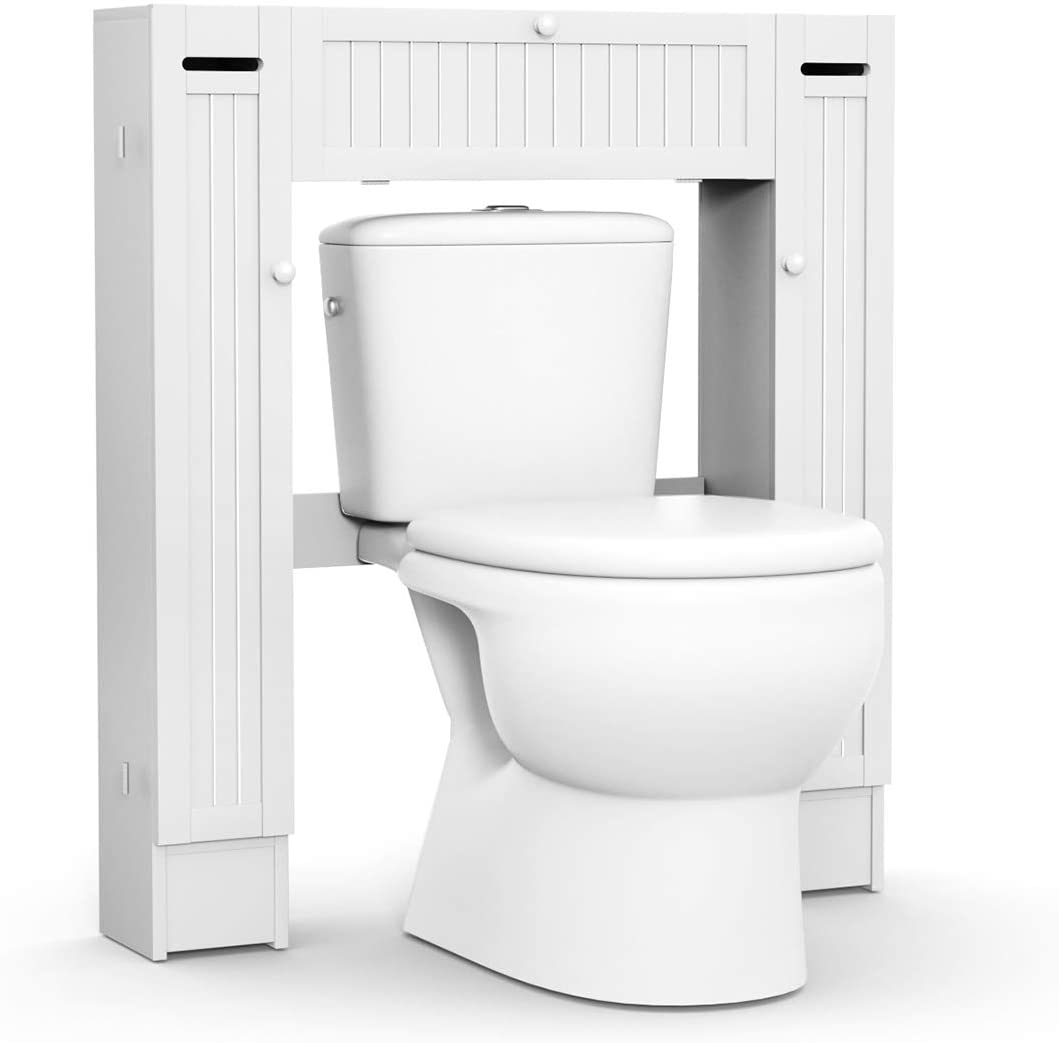 Over The Toilet Storage with 2 Doors and Adjustable Shelves