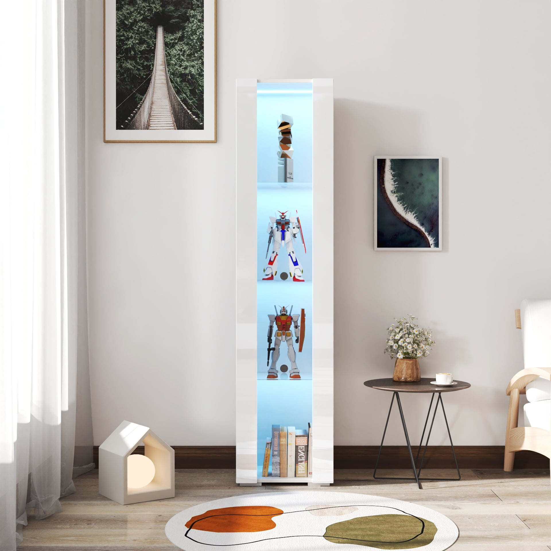 Over-The-Toilet Storage Rack, Bathroom Space Saver Shelf, White