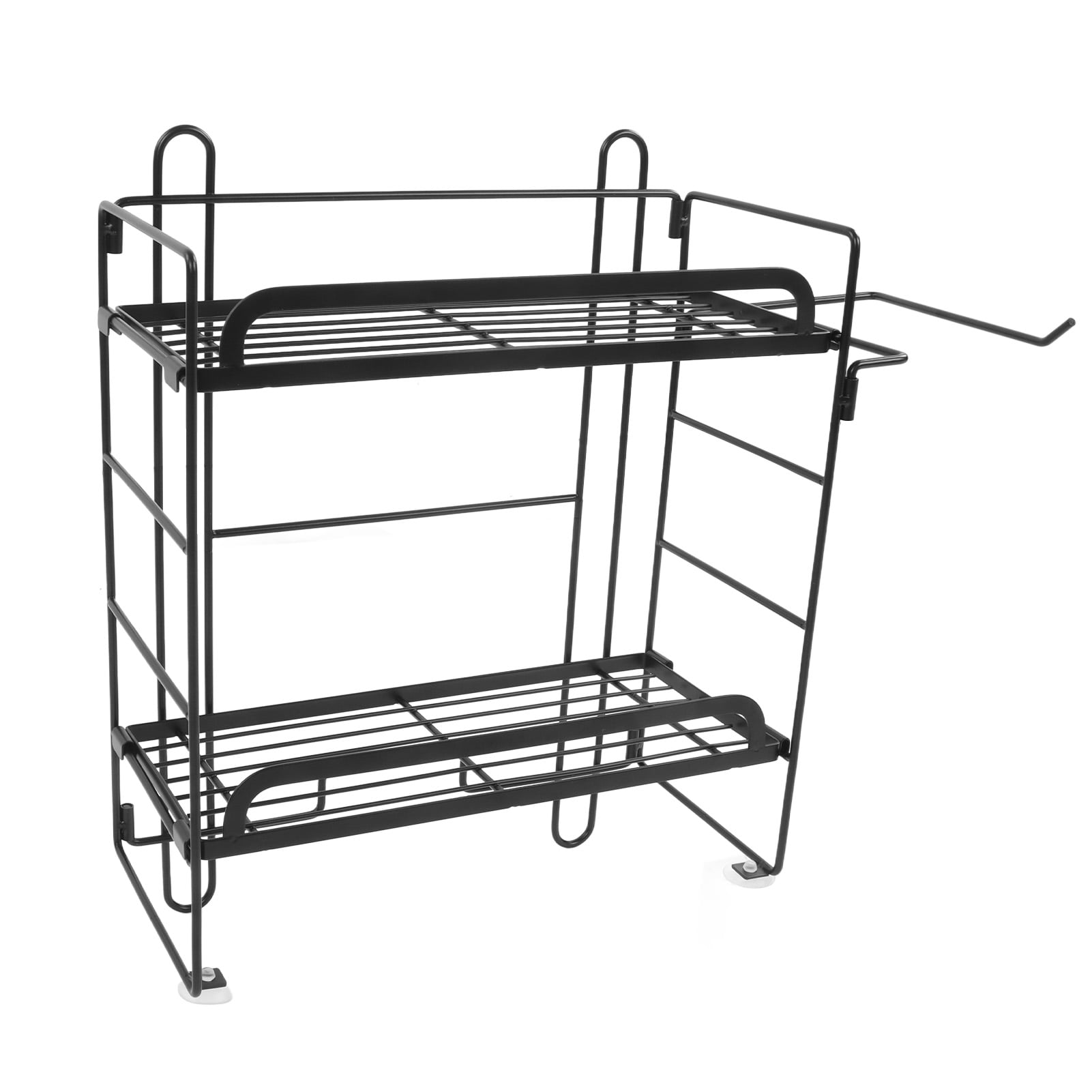 Over The Toilet Storage Rack, Toilet Storage Shelves Space Saver Wall Mounted 2 Layers Foldable