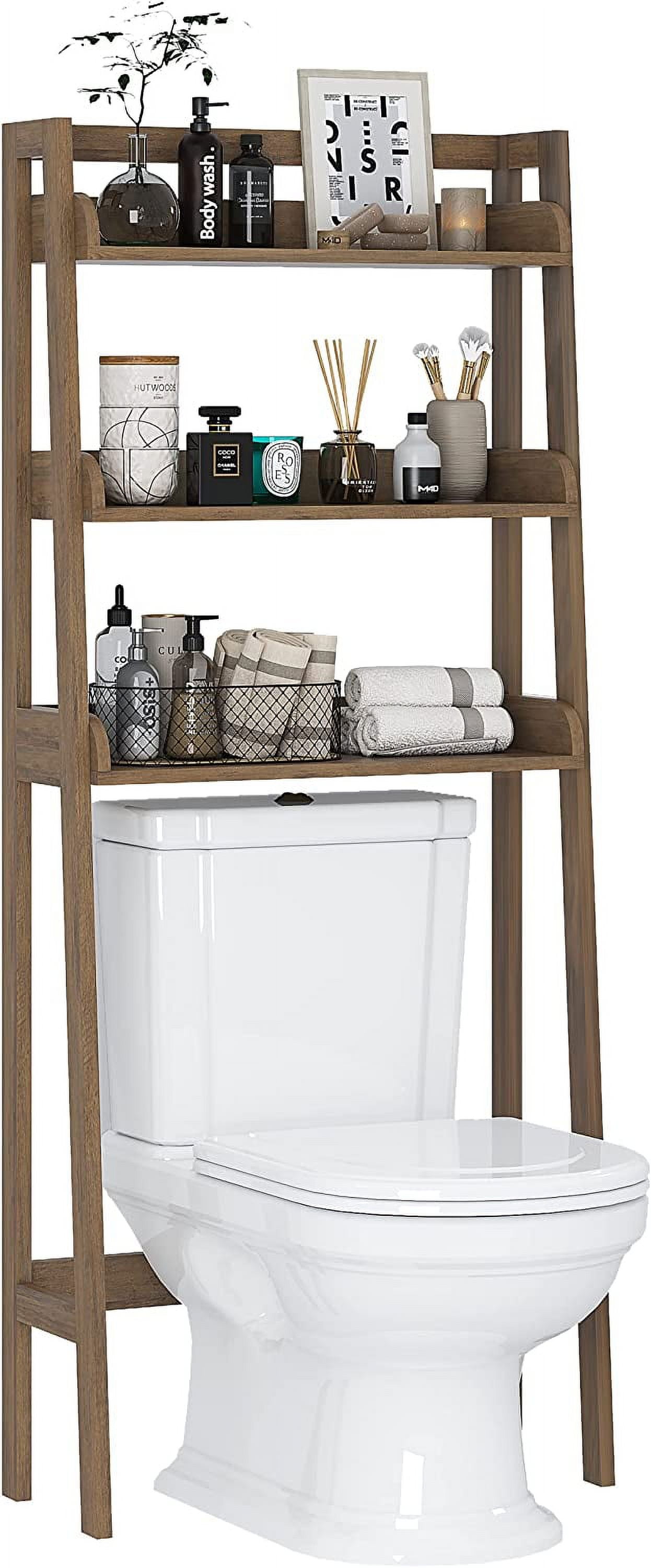 Over The Toilet Storage Shelf, 3-Tier Over Toilet Bathroom Organizer ...