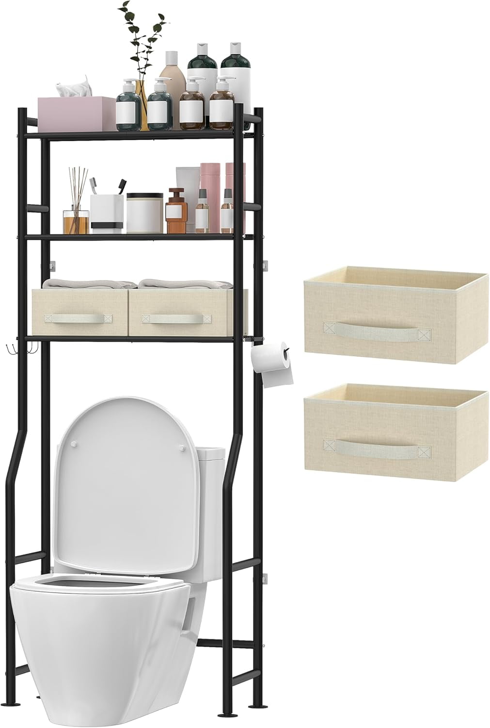I Tested The Top Black Over Toilet Storage Options For A Sleek And