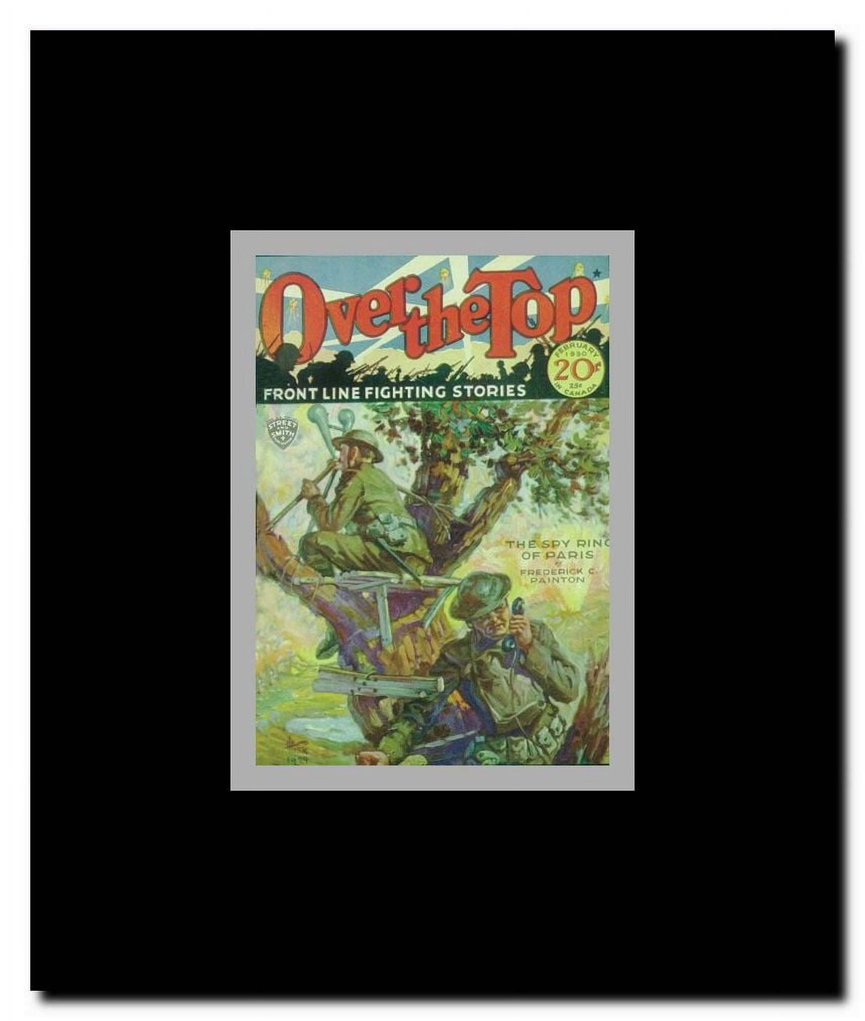 Over The Top (Pulp) Framed Movie Poster