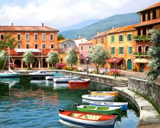 Over There Cafe Canvas Art - Sung Kim (24 x 30)