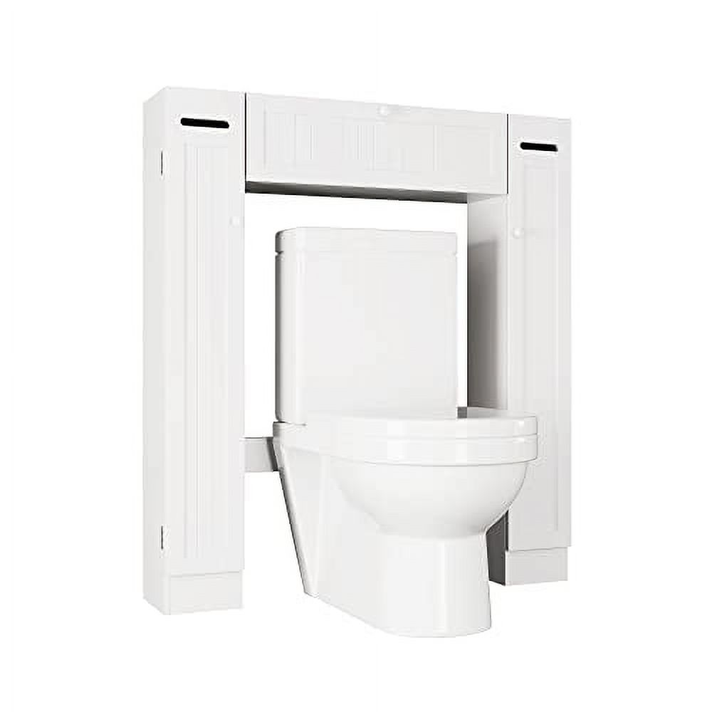 Over Toilet Storage Freestanding Organizer With 2 Side And