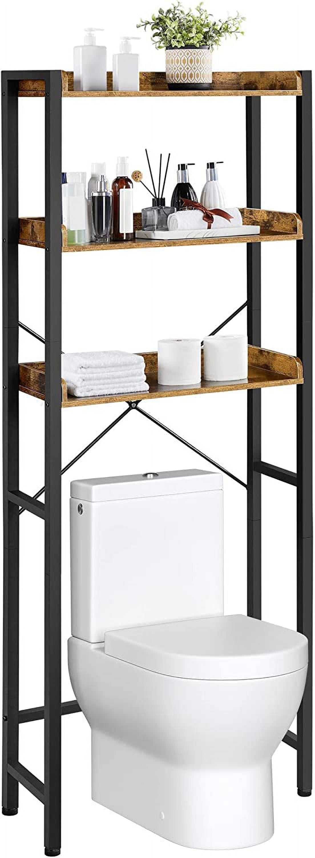 Over the Toilet Storage Rack, 3Tier Bathroom Organizer Shelf Over