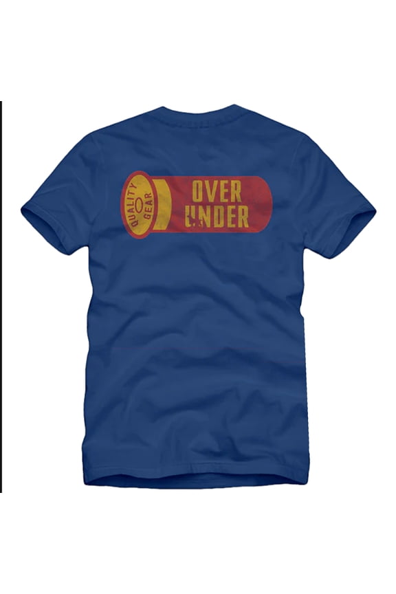 Simple Shotshell Adult Unisex Short Sleeve T-Shirt, Navy- 2XL