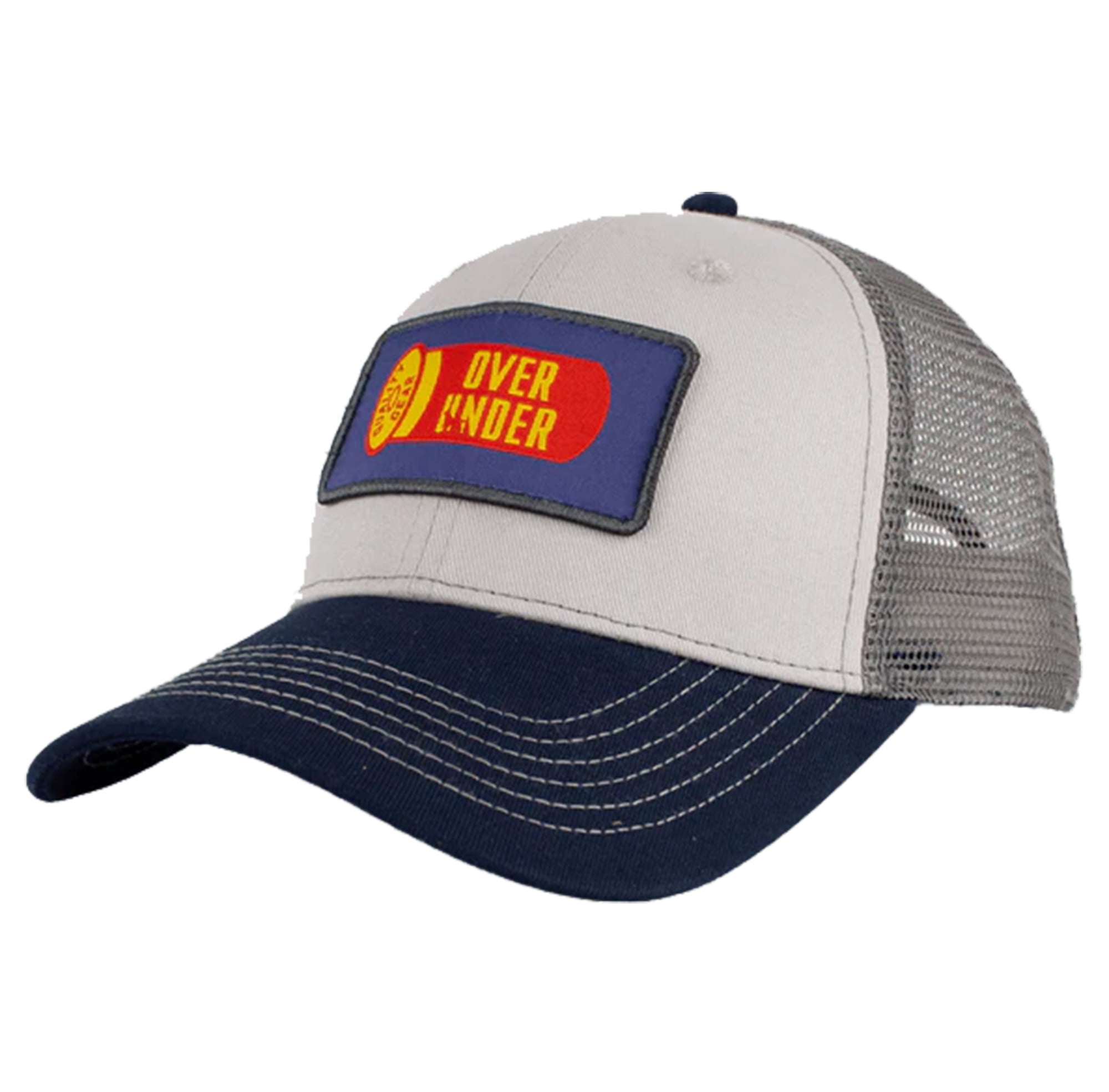 Over Under Clothing Simple Shotshell Patch Mesh Back Trucker Hat, Grey ...