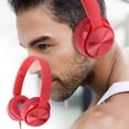 thumbnail image 1 of Over-ear Gaming Headset, Hwkond Headset With Microphone Wired Headset, Subwoofer Wire-controlled Call, Mobile Phone Computer Universal Headset Intelligent Noise Reduction,Rose Gold, 1 of 9