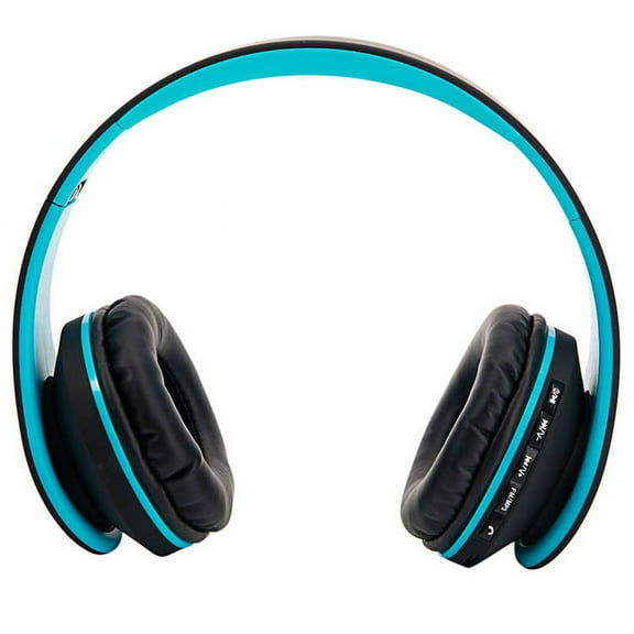 Over-ear Wireless Headphone, Foldable Bluetooth and Wired Stereo Hands-free Calling Headset with Microphone for iPhone Samsung,Support FM Radio,MP3 Player